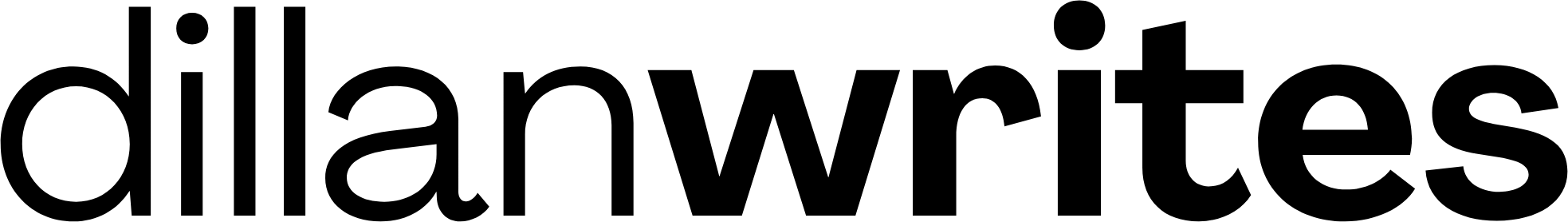 Dillan Writes logo by Dillan Gandhi